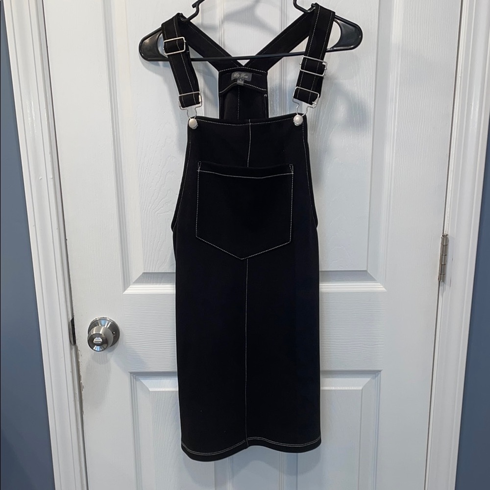 Black Overall Dress